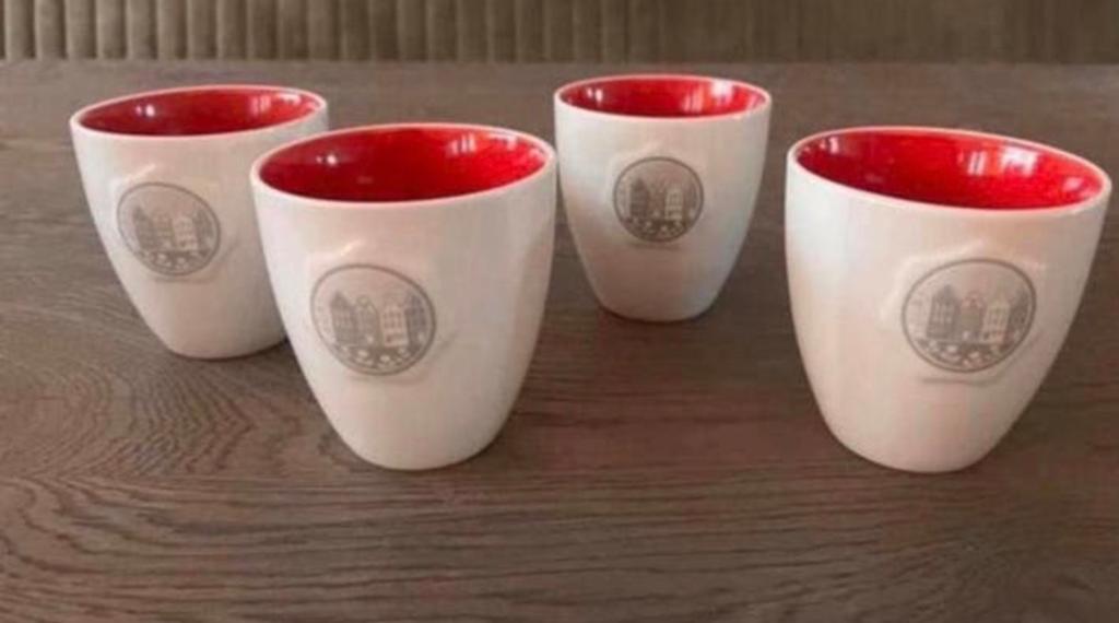 Douwe Egberts Koffie kopjes Grachtenhuisjes, Huis en Inrichting, Ophalen of Verzenden, Nieuw, Overige stijlen, Kop(pen) en/of Schotel(s)