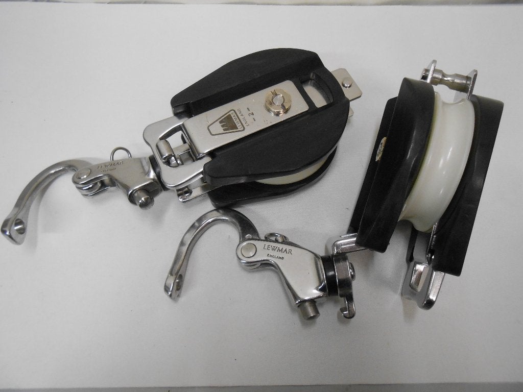 Lewmar Oceanblock nr. 2, Snatchblok, Klapblok, 16 mm, 2 st., Watersport en Boten, Ophalen of Verzenden, Gebruikt, Overige typen