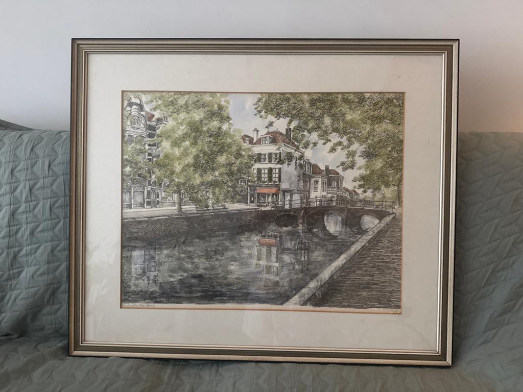 Schilderij 'Smidswater Den Haag' - Bob Brobbel, Ophalen