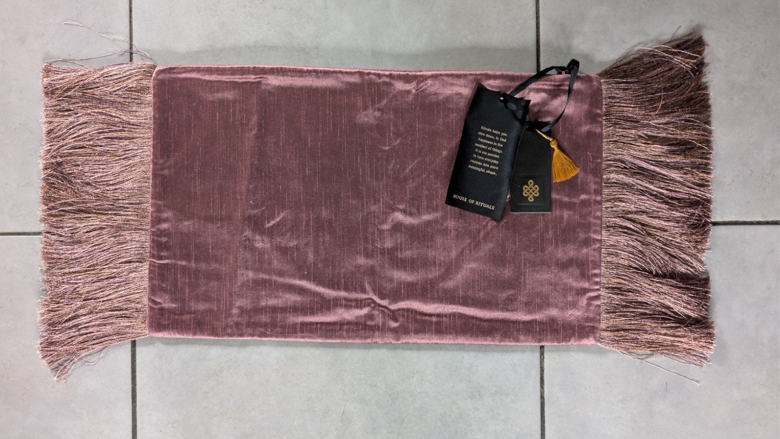 House of Rituals velvet kussenhoes vintage pink, Overige merken, Kussenhoes, Nieuw, Roze