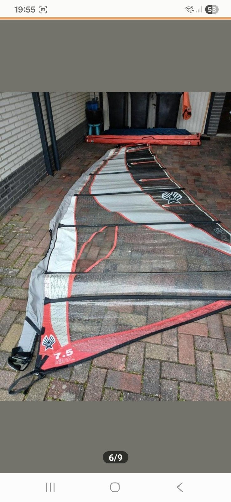 diverse zeilen wave freeride freerace, Watersport en Boten, Ophalen, Zeil