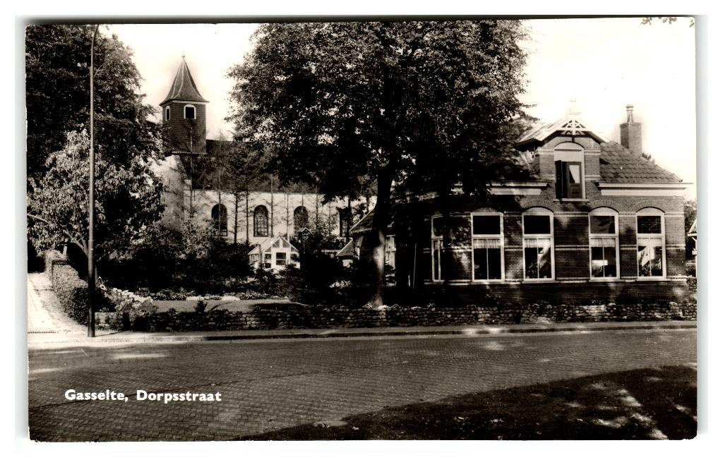 Gasselte, Dorpsstraat, Verzenden, 1960 tot 1980, Gelopen, Drenthe