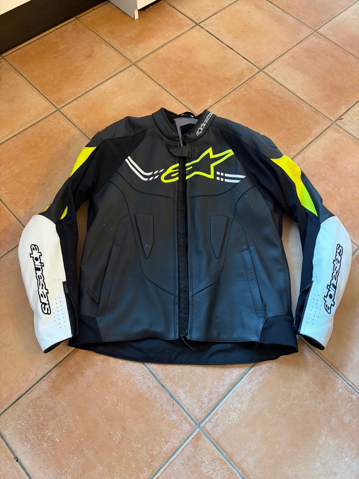 Alpinestars Challenger V2 2PC Lederen Motorpak, Ophalen of Verzenden, Tweedehands, Heren, Combipak