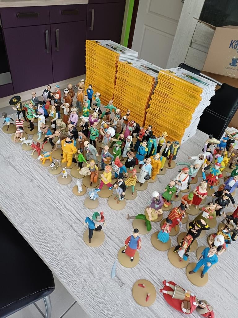Figuren van Kuifje Moulinsart, Verzamelen, Ophalen of Verzenden, Kuifje, Zo goed als nieuw, Beeldje of Figuurtje