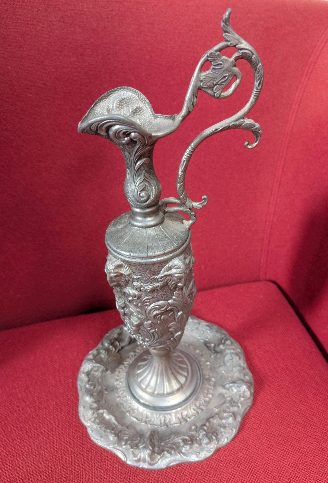 Vintage Italiaanse Sierkan 90% peltrato tin, Ophalen of Verzenden