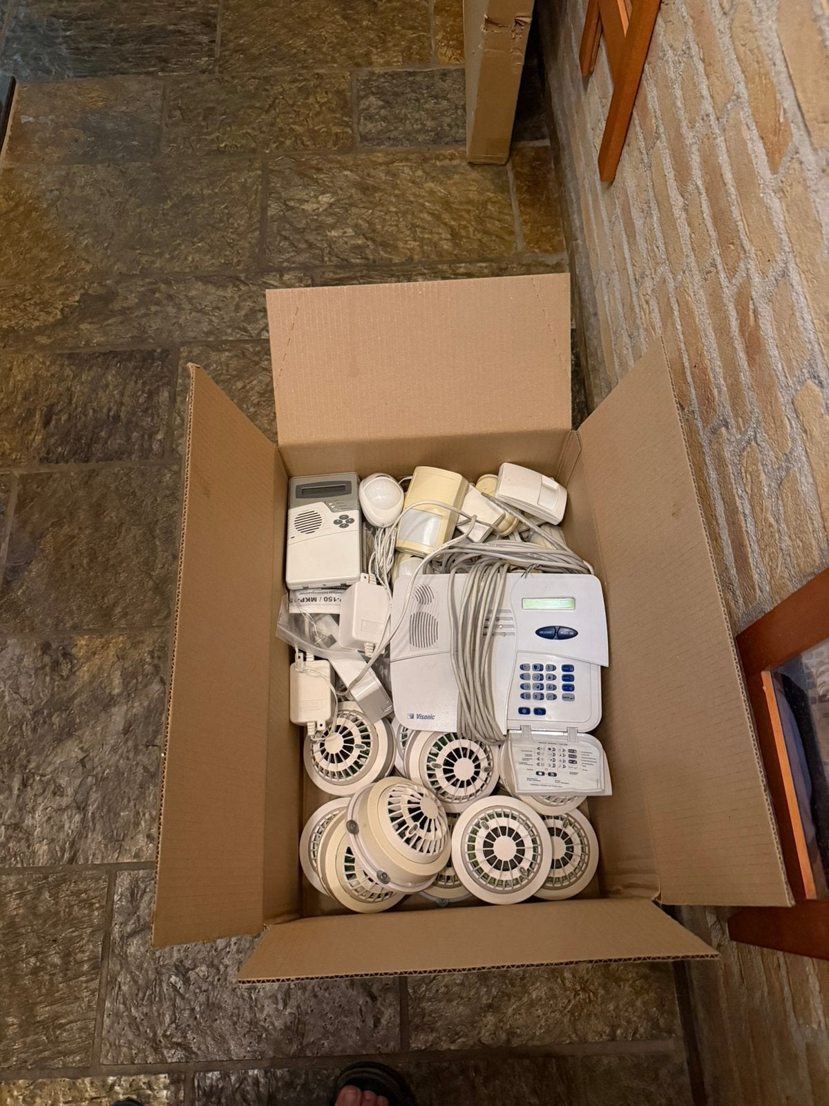 Visonic alarm systeem compleet., Detector, Sensor of Melder, Ophalen of Verzenden, Draadloos, Beweging
