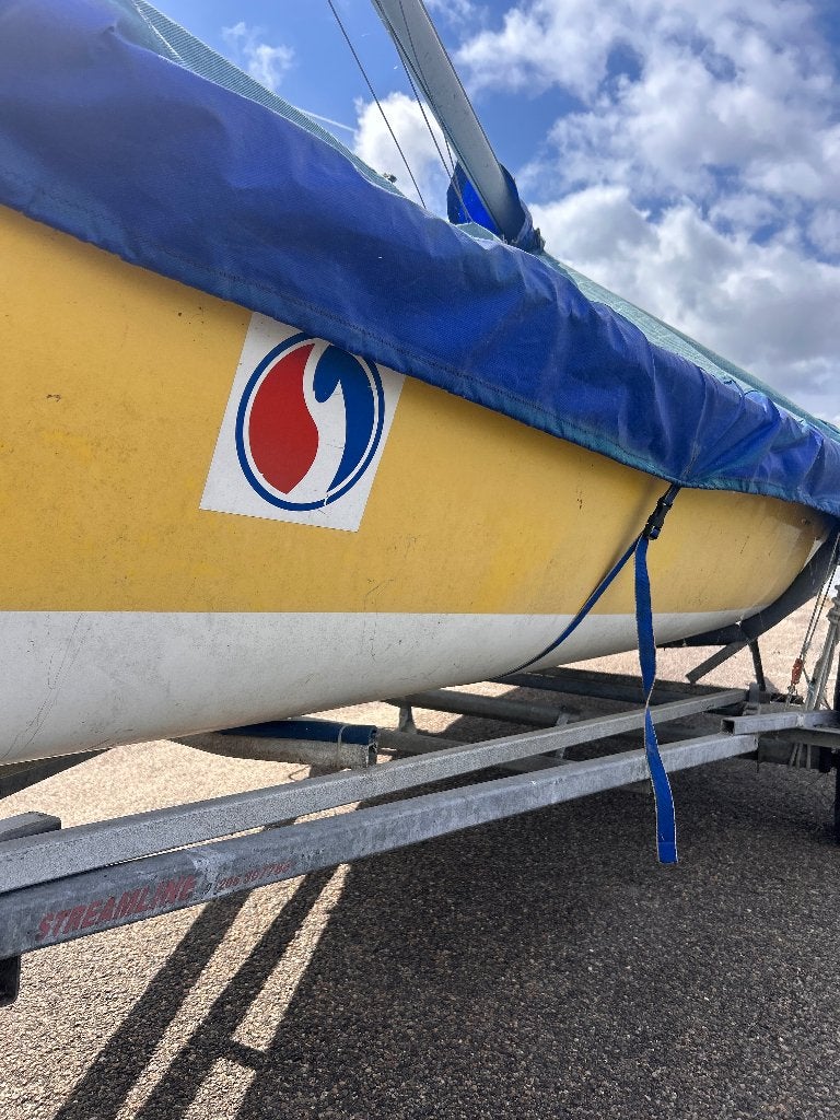 Topper Spice zeilboot, Watersport en Boten, Fok, 70 cm, Gebruikt, 4 m