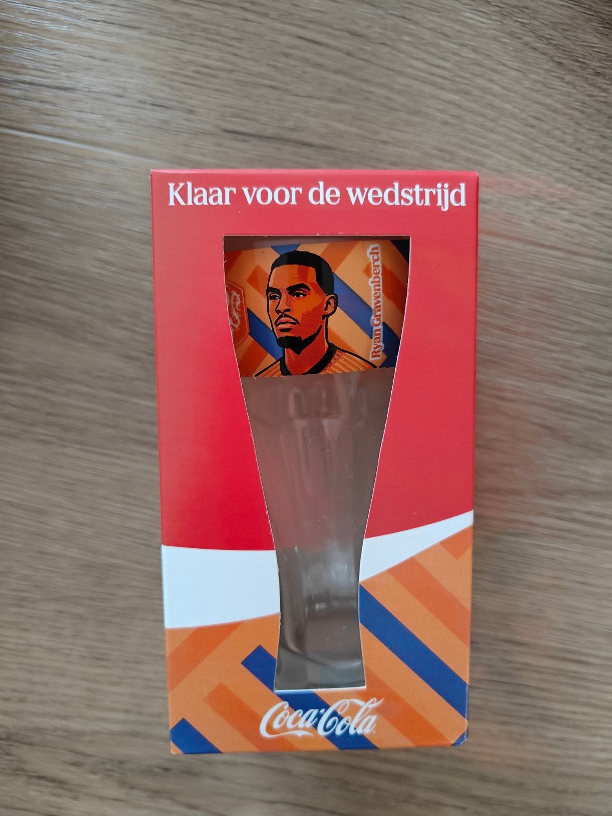 Coca cola fifa wk 2026 glas - Ryan Gravenberch, Ophalen of Verzenden, Nieuw, Frisdrankglas