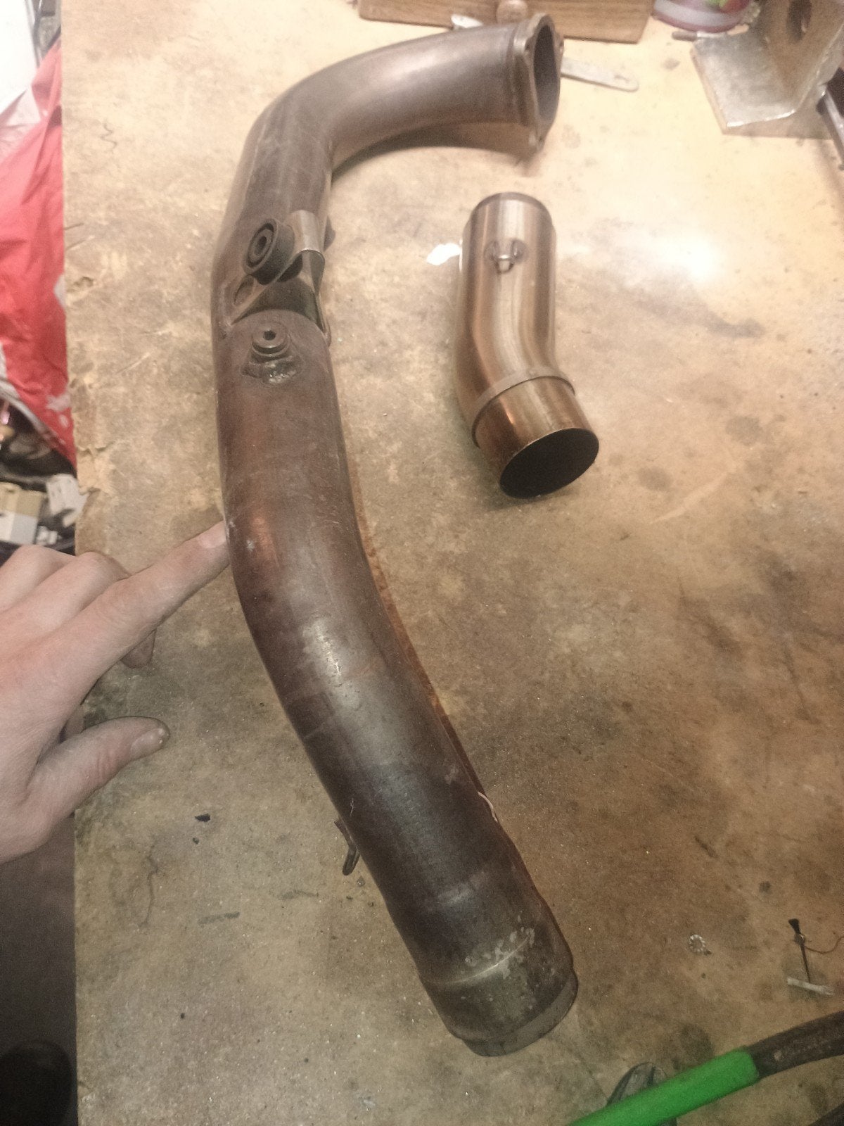 Ducati 1098 uitlaat delen, Motoren, Ophalen of Verzenden