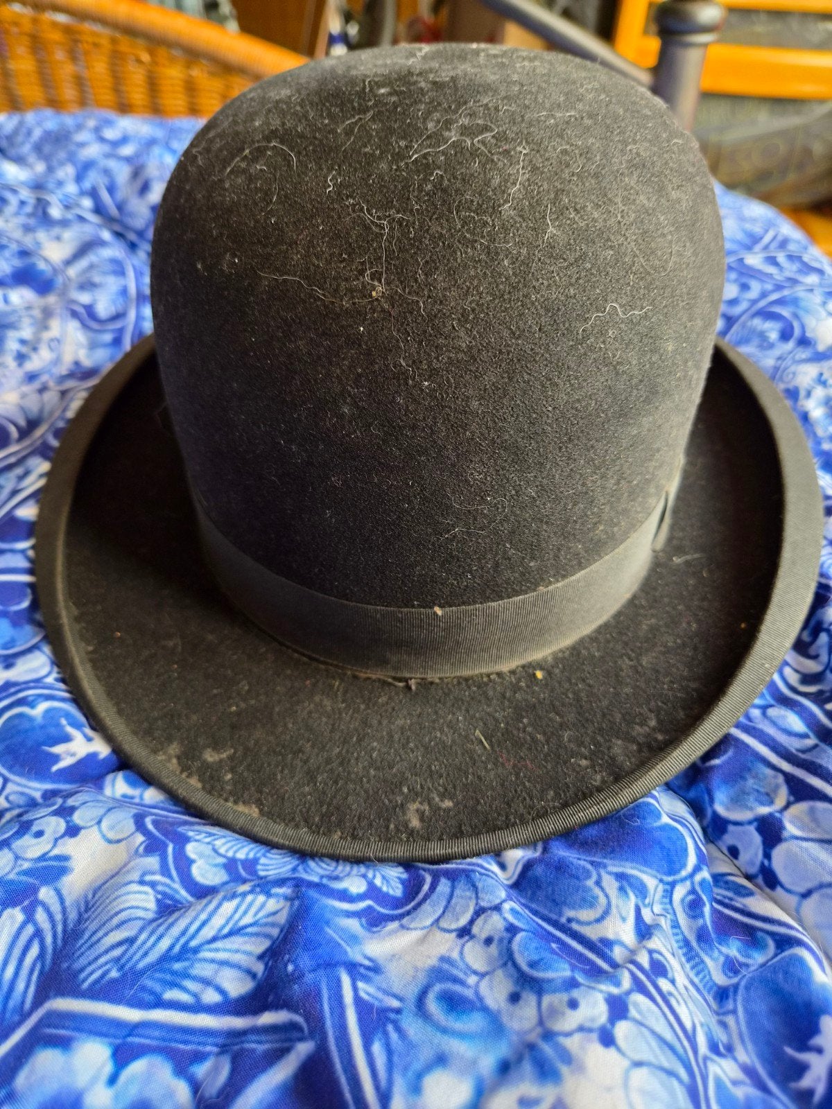 Vintage Bolhoed Maat 57 - Klassieke Stijl, Antiek en Kunst, Verzenden, Dames