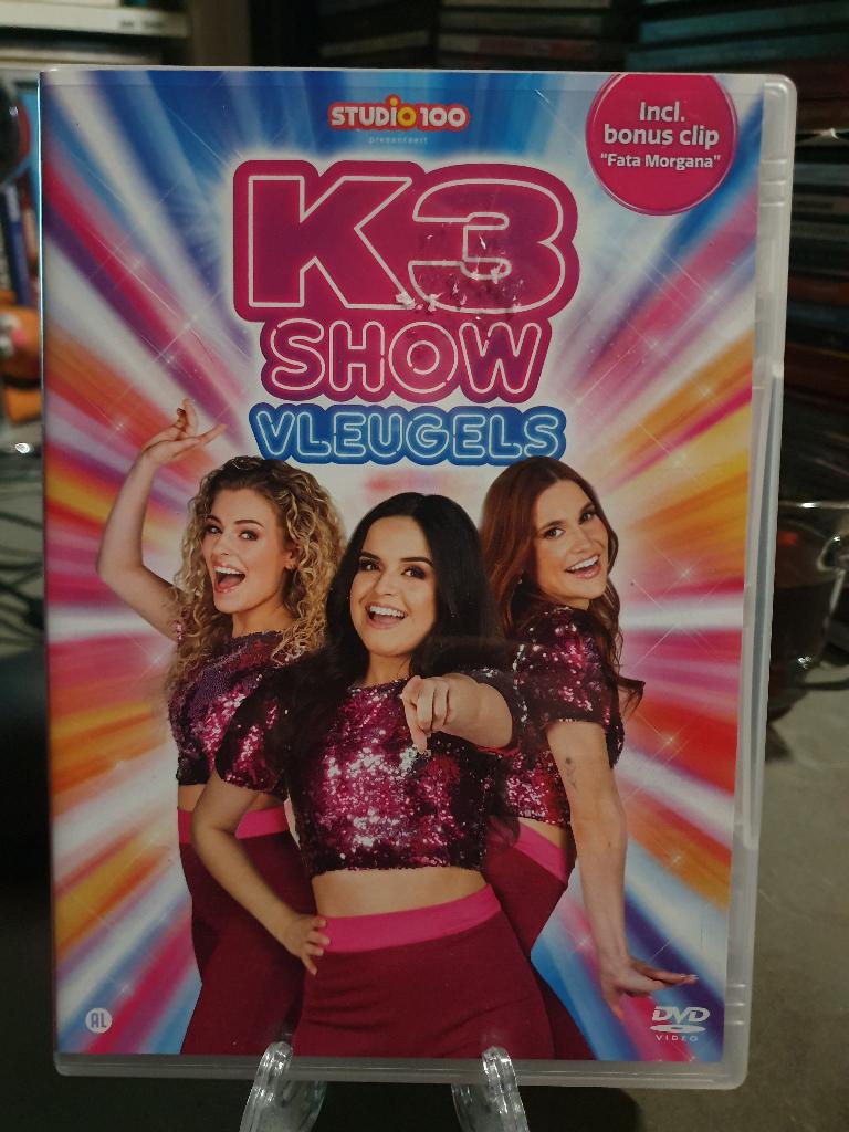 K3 show Vleugels DVD, Cd's en Dvd's, Dvd's | Kinderen en Jeugd, Alle leeftijden, Ophalen, Zo goed als nieuw