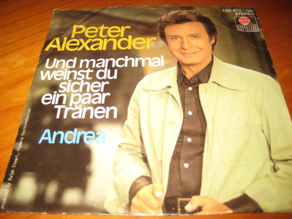Peter Alexander: Und manchmal weinst Du sicher ein paar Trän, Ophalen of Verzenden, Zo goed als nieuw, Pop