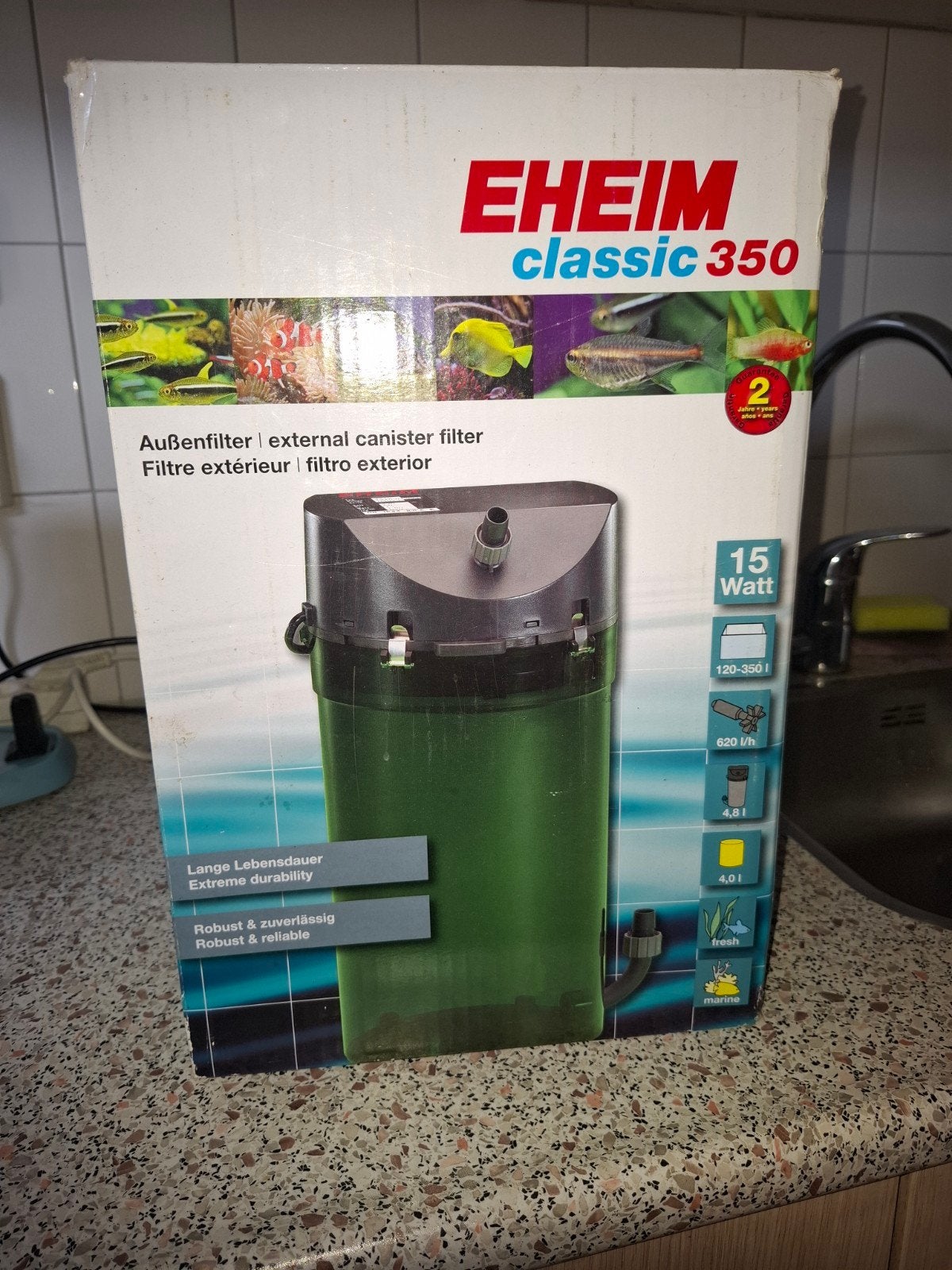 te koop een Eheim classic 350, Ophalen of Verzenden, Zo goed als nieuw, Filter, Inclusief slangen