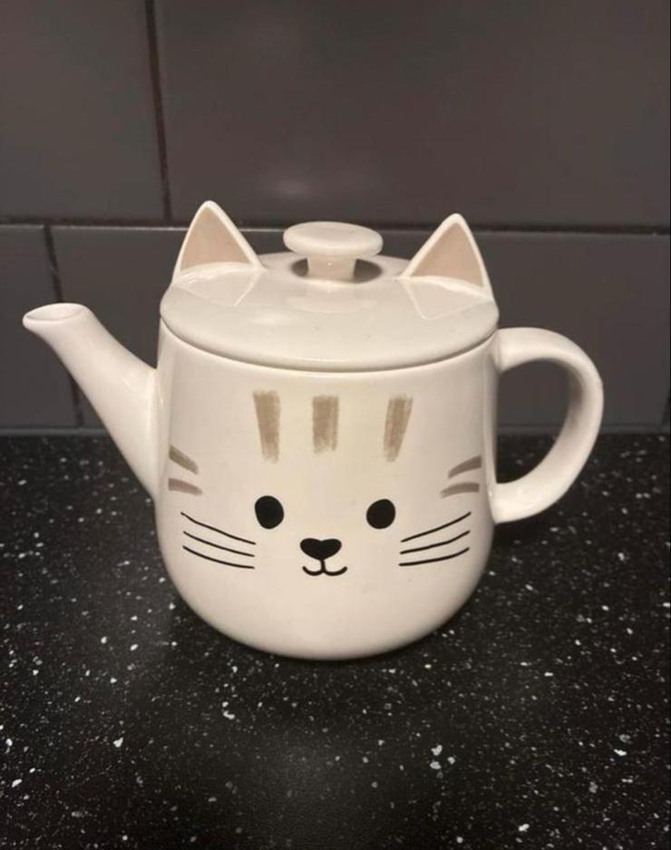 Hema theepot kat, Huis en Inrichting, Keuken | Servies, Ophalen of Verzenden, Overige stijlen, Overige typen