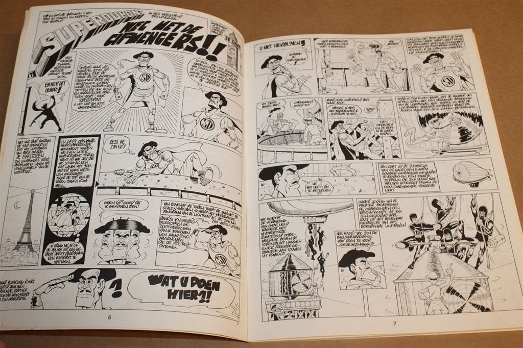 Superdupont — Gotlib, Lob & Alexis, Strip 1984, Boeken, Stripboeken, Eén stripboek, Ophalen of Verzenden, Gelezen