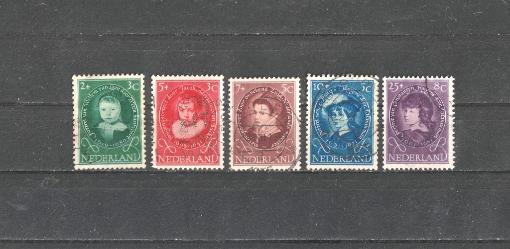 nvph 666-70 kinderzegels 1955, Ophalen of Verzenden, Na 1940, Gestempeld