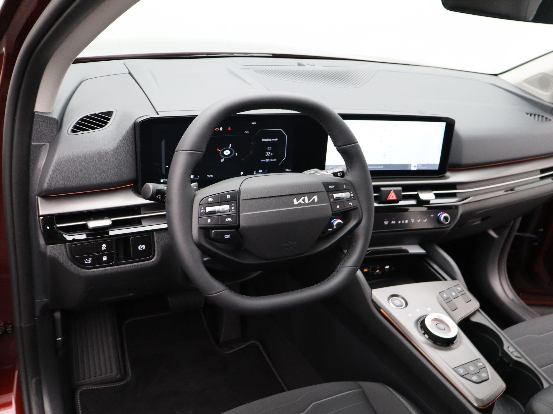Kia Sportage 1.6 T-GDi Hybrid DynamicPlusLine | Navigatie |, Auto's, Dealer onderhouden, Euro 6, 4 cilinders, Leder en Stof