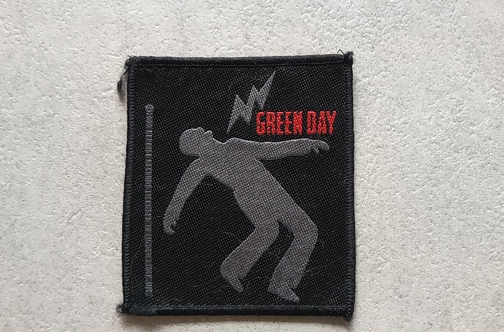 Green Day vrij zeldzame 2000 vintage patch g102, Ophalen of Verzenden, Nieuw, Kleding