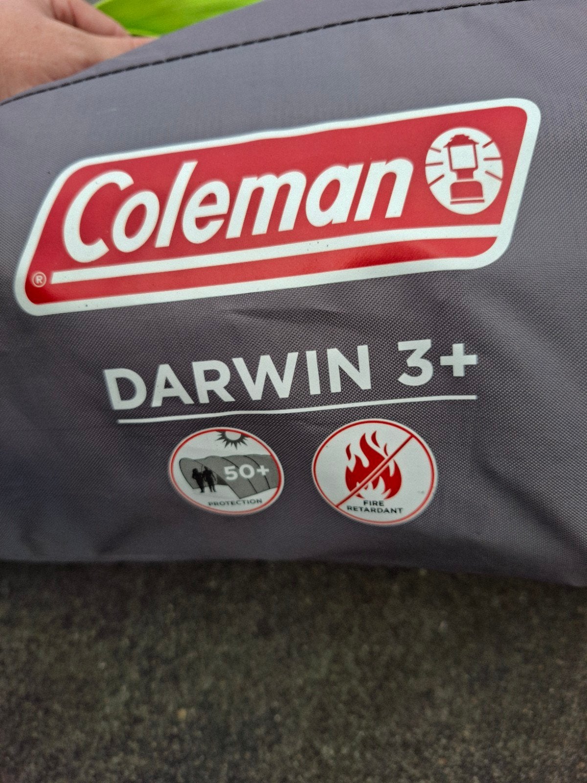 Coleman Darwin 3+ 3-persoons tent met voortent – compleet, Caravans en Kamperen, Ophalen of Verzenden, Zo goed als nieuw, Tot en met 3
