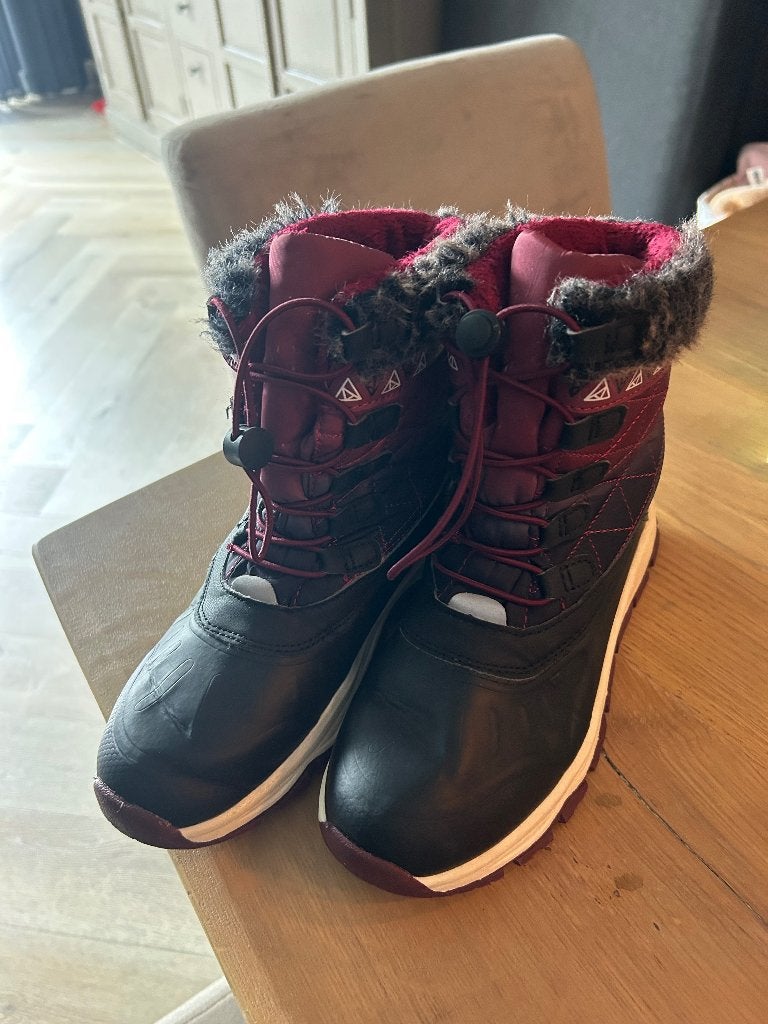 Snowboots, Ophalen, Zwart, Snowboots, Gedragen