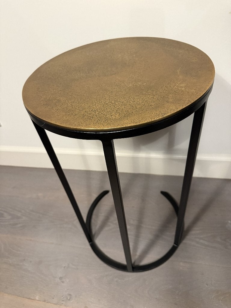 sidetable, Huis en Inrichting, Ophalen, 50 tot 100 cm, Rond, Zo goed als nieuw