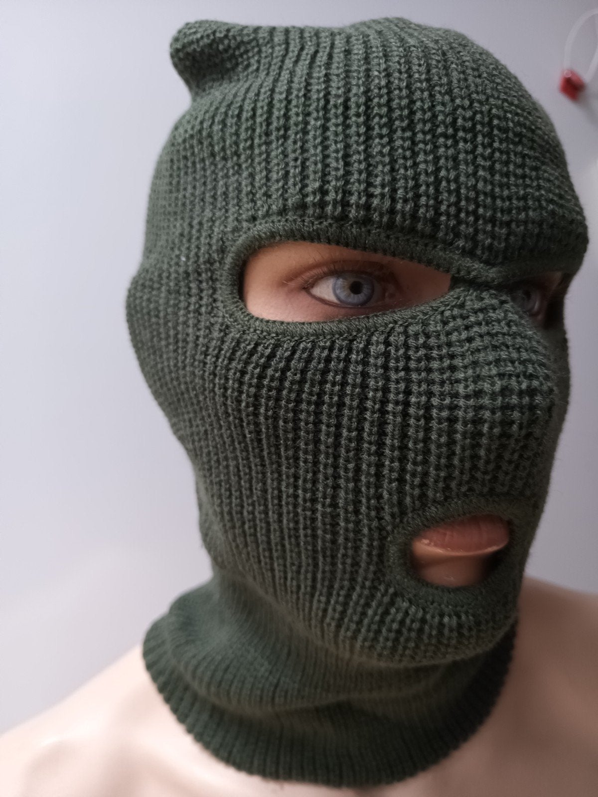 Groene Balaclava - US army leger bivakmuts, Ophalen of Verzenden, Landmacht, Amerika, Helm of Baret