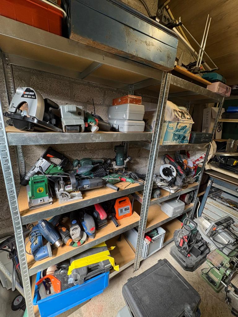 Groot partij hand en electric gereedschap, Doe-het-zelf en Verbouw, Ophalen of Verzenden, Zo goed als nieuw