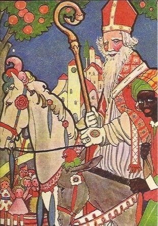 Sinterklaas - Rie Cramer prentbriefkaart C 11169, Ophalen of Verzenden, 1980 tot heden, Ongelopen, Overige thema's
