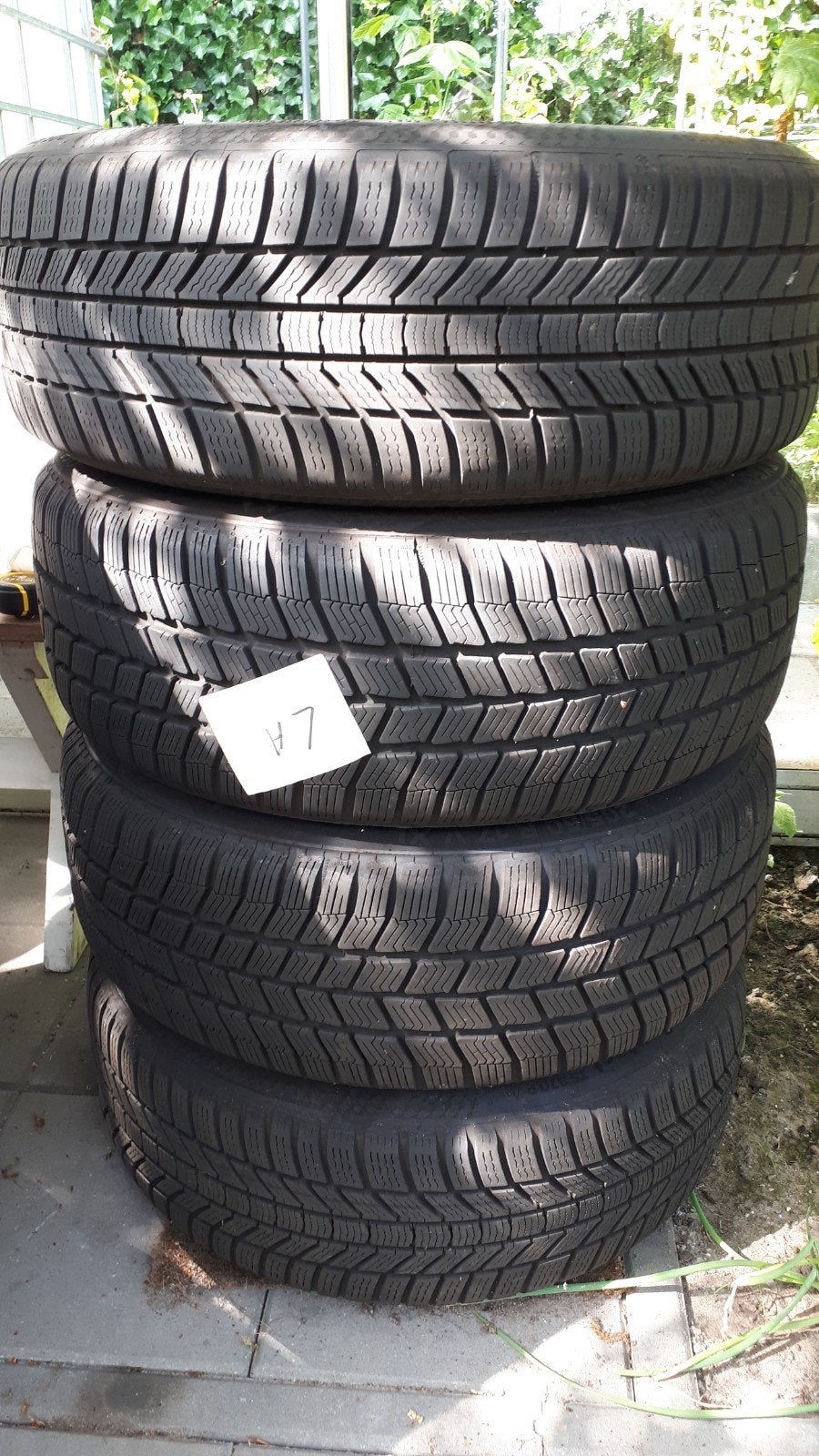 winterbanden op velg 205 /50  r 17, Auto diversen, Auto-accessoires, Ophalen of Verzenden
