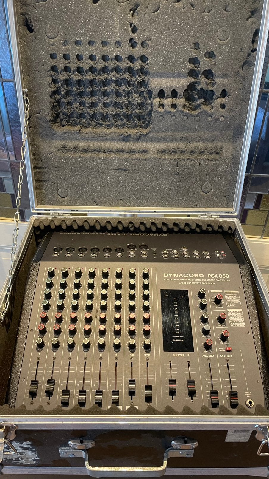 Dynacord PSX 850 stereo mixer versterker, Muziek en Instrumenten, Mengpanelen, Ophalen, Gebruikt, 10 tot 20 kanalen