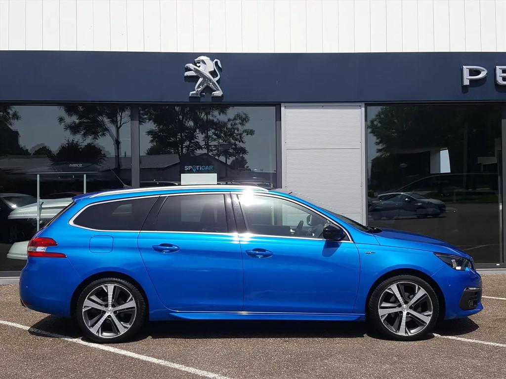Peugeot 308 SW Blue L.PREMIUM GT 1.2PT-130PK Ap € 13.800,0, Parkeersensor, Gebruikt, 1199 cc, Blauw