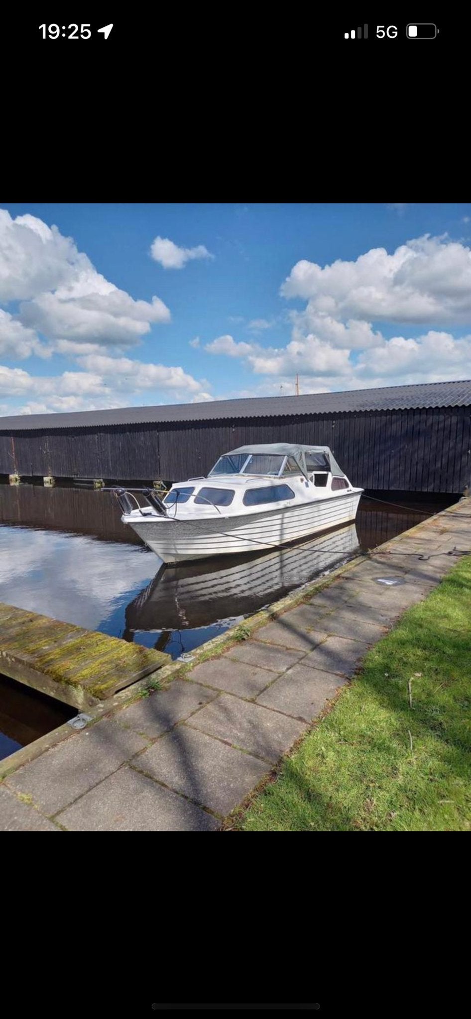 Nette Kajuitboot met Toilet en Slaapplek, Kajuitboot, Ophalen, Gebruikt, Biminitop
