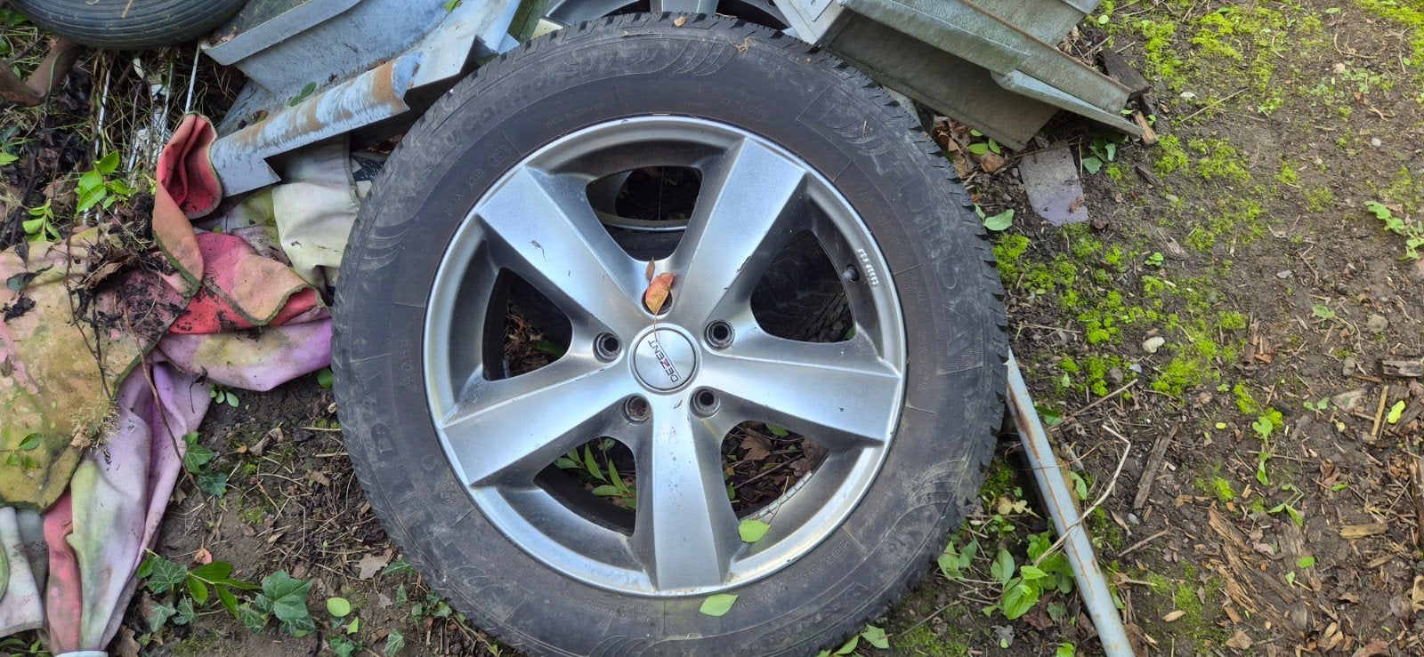 4x Dezent velgen met banden, Auto-onderdelen, Ophalen, Banden en Velgen, Winterbanden, 235 mm