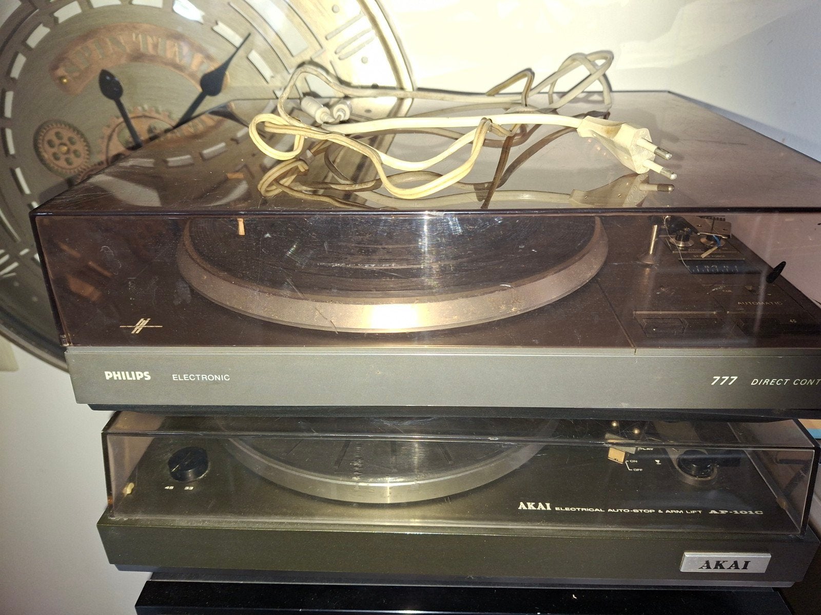 Philips 22AF777, Philips, Ophalen of Verzenden, Platenspeler, Gebruikt