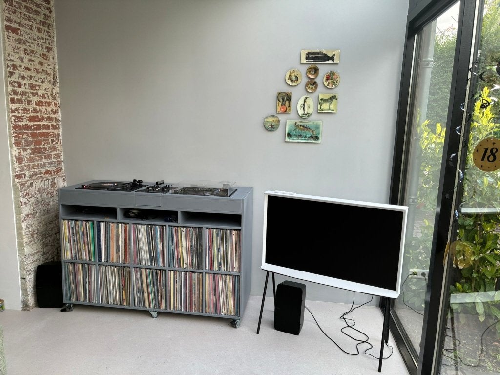 DJ Meubel/dj booth/audiomeubel/platenkast/platenmeubel, Ophalen, Nieuw in verpakking, 12 inch, Poprock