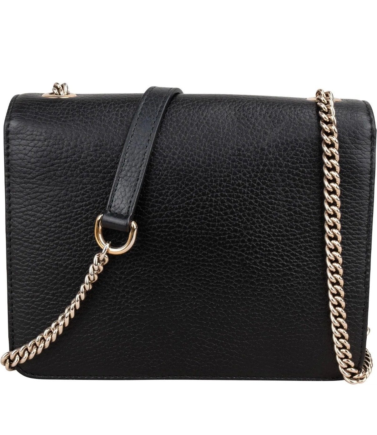 Gucci Tas Zwart Leer, Ophalen of Verzenden, Zo goed als nieuw, Zwart, Schoudertasje