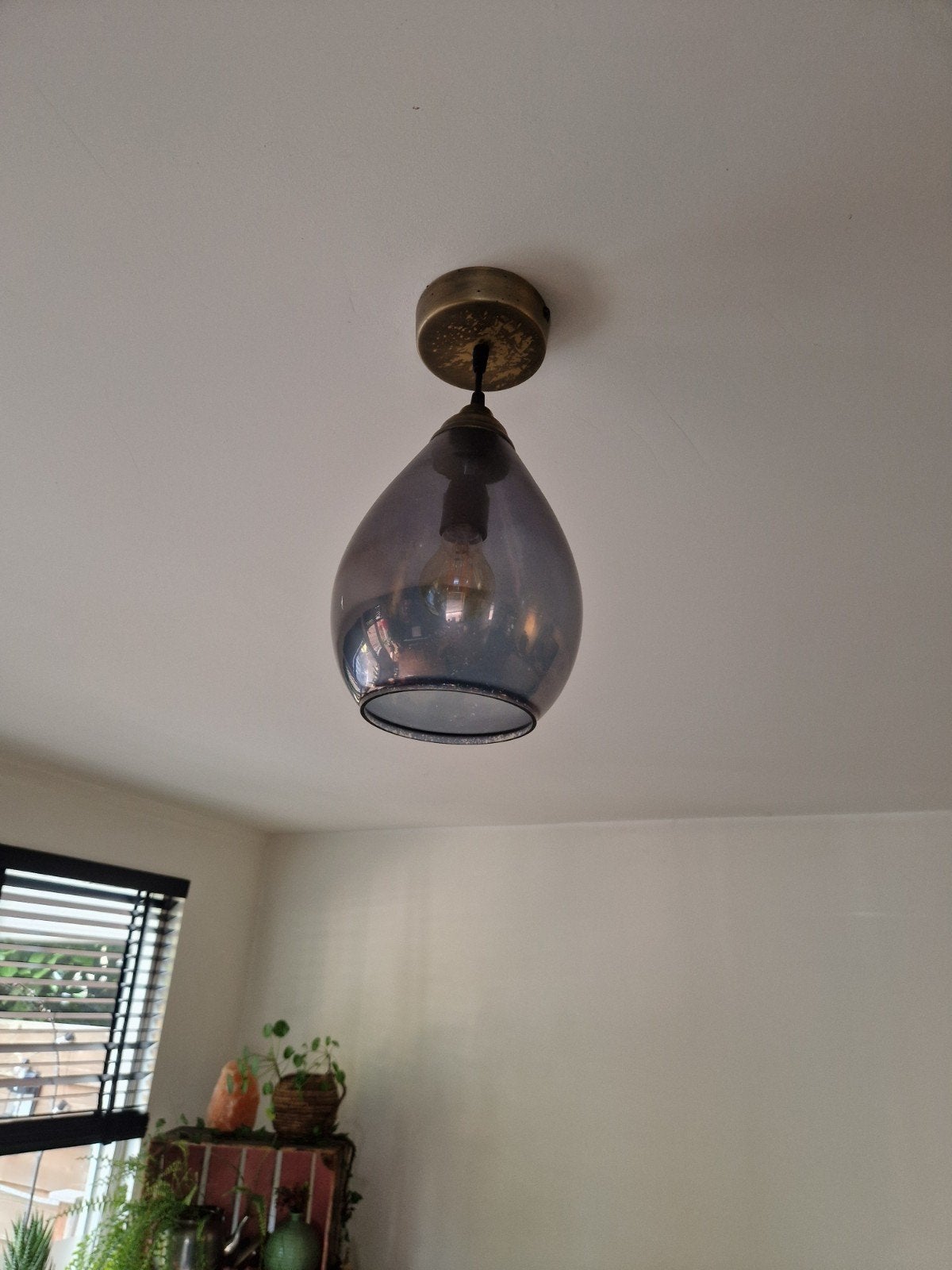 Hanglamp, Huis en Inrichting, Lampen | Hanglampen, Ophalen, Gebruikt, Minder dan 50 cm