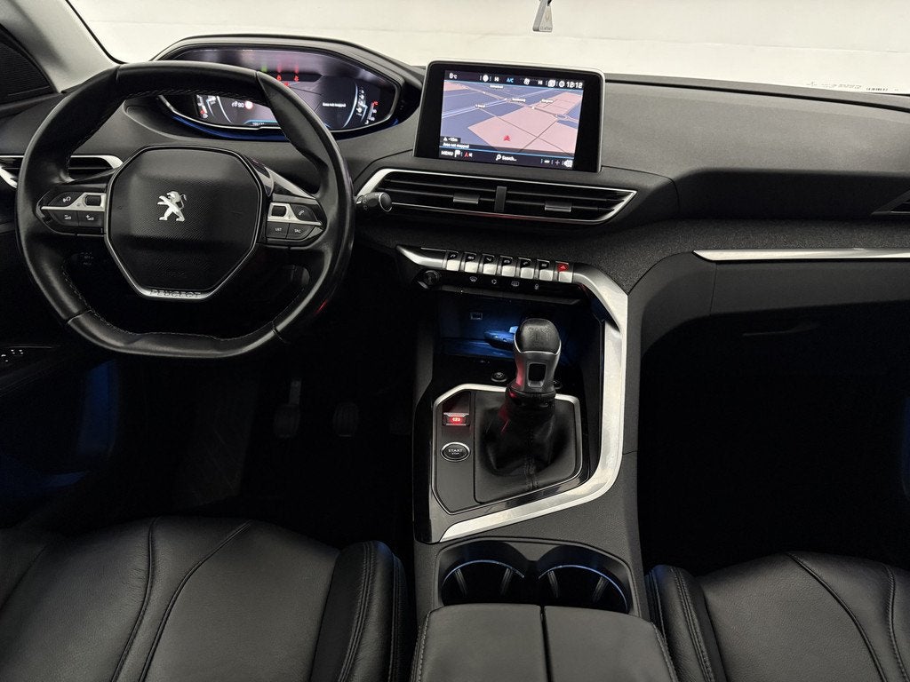 Peugeot 3008 1.2 PureTech | Virtual | Camera | Sfeer | Carpl, Auto's, Peugeot, Gebruikt, Euro 6, 1199 cc, Zwart