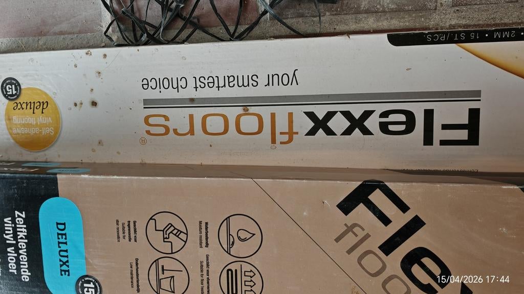Flexfloors white oak zelfklevende pvc stroken, Ophalen, Nieuw, Overige typen