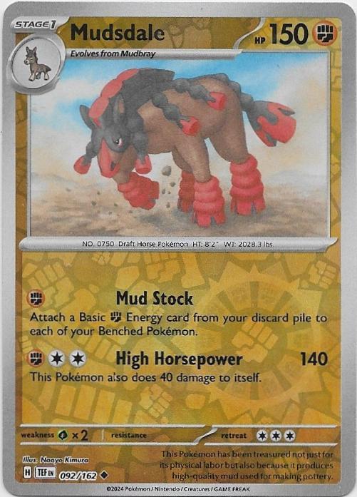 Temporal Forces,  Mudsdale [reverse] 92/162, Verzenden, Nieuw, Losse kaart