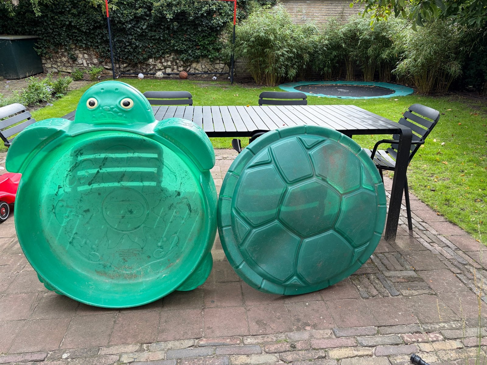 Schildpad zandbak met deksel, Kinderen en Baby's, Ophalen, Gebruikt
