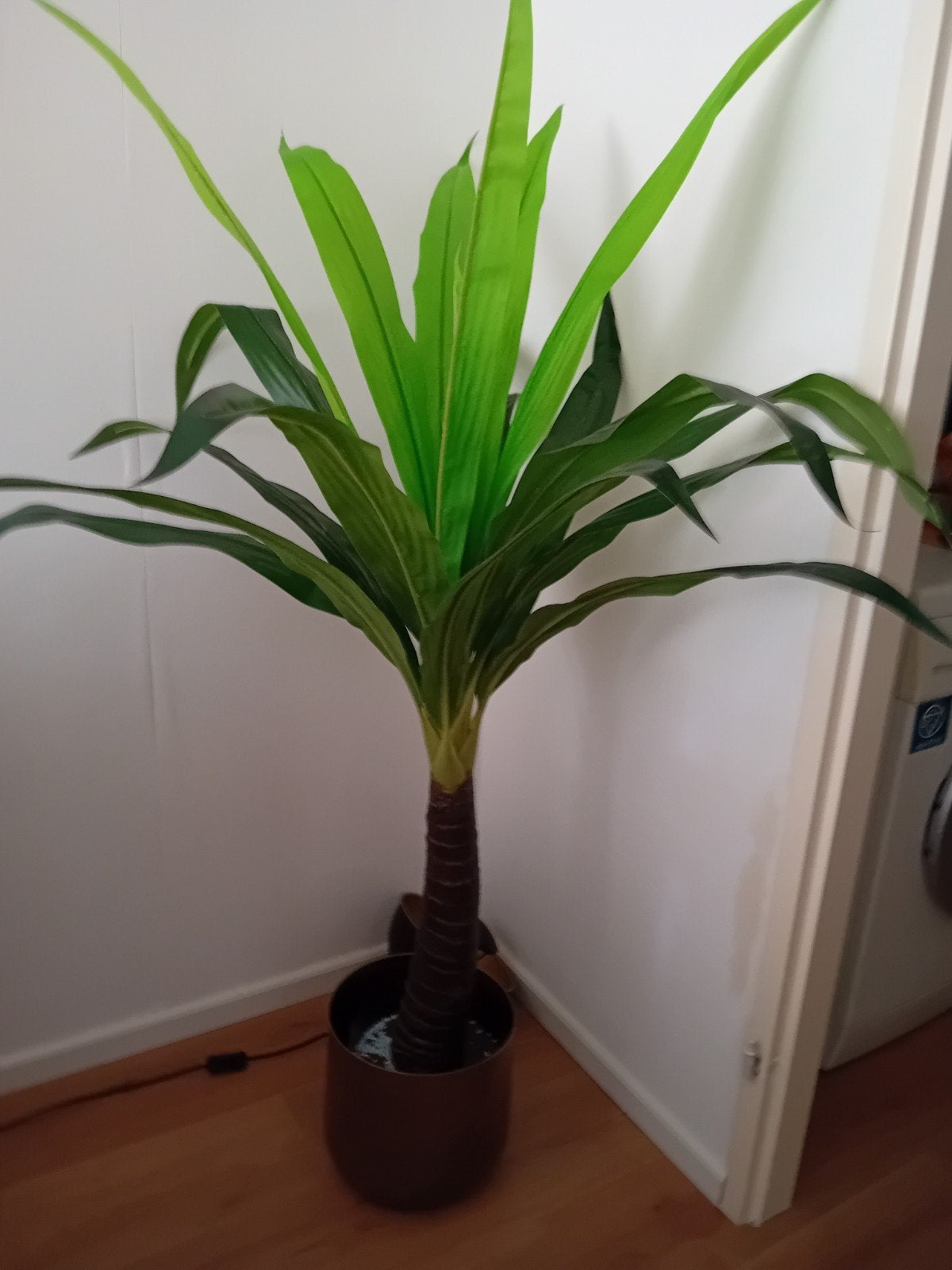 Grote kunstplant in pot, groen, Binnen, Groen, Met pot of vaas, Kunstplant