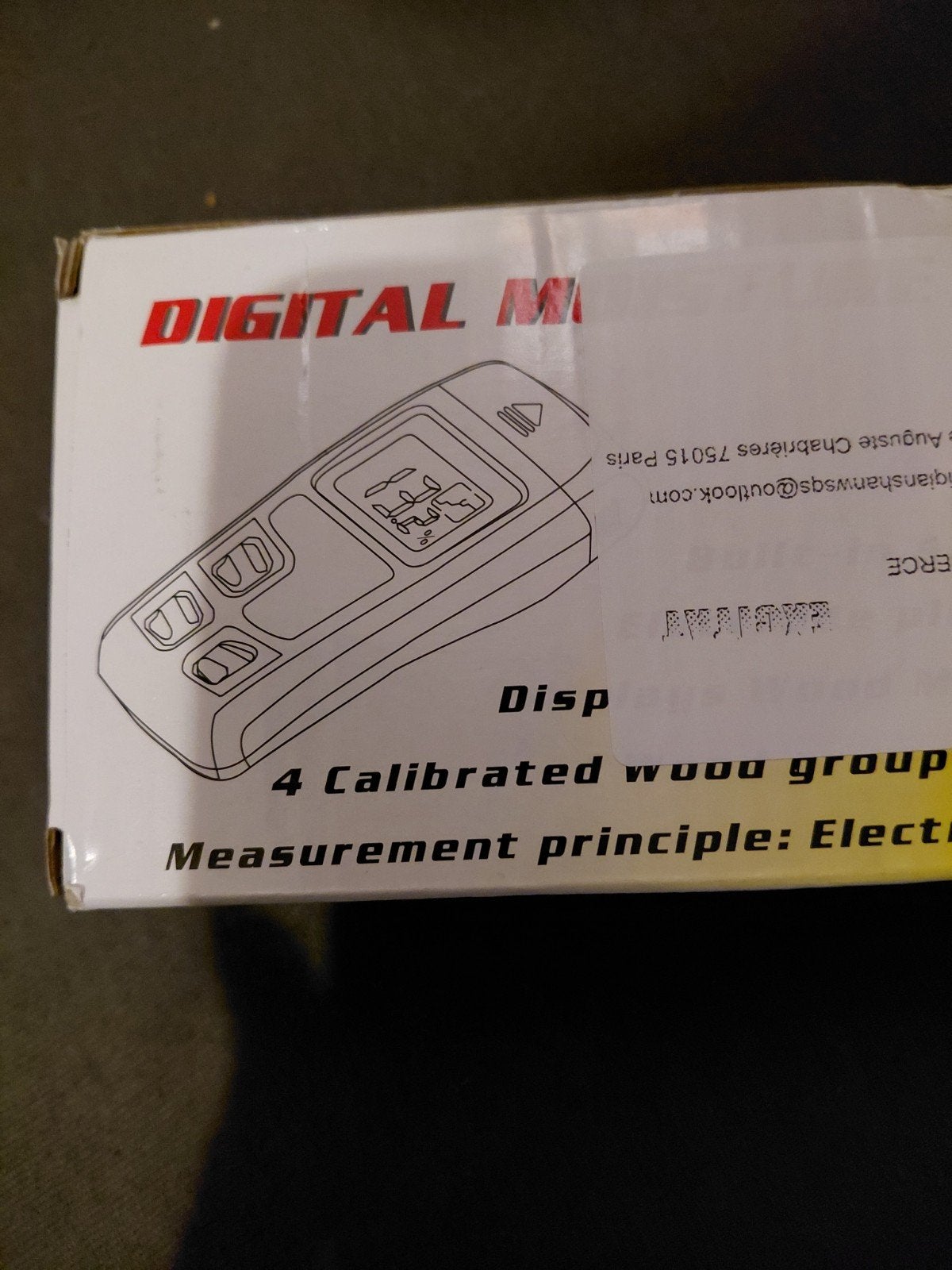 Nieuwe Digitale Vochtmeter voor Hout - Nieuw in Doos, Ophalen of Verzenden, Nieuw, Vocht of Vloeistof