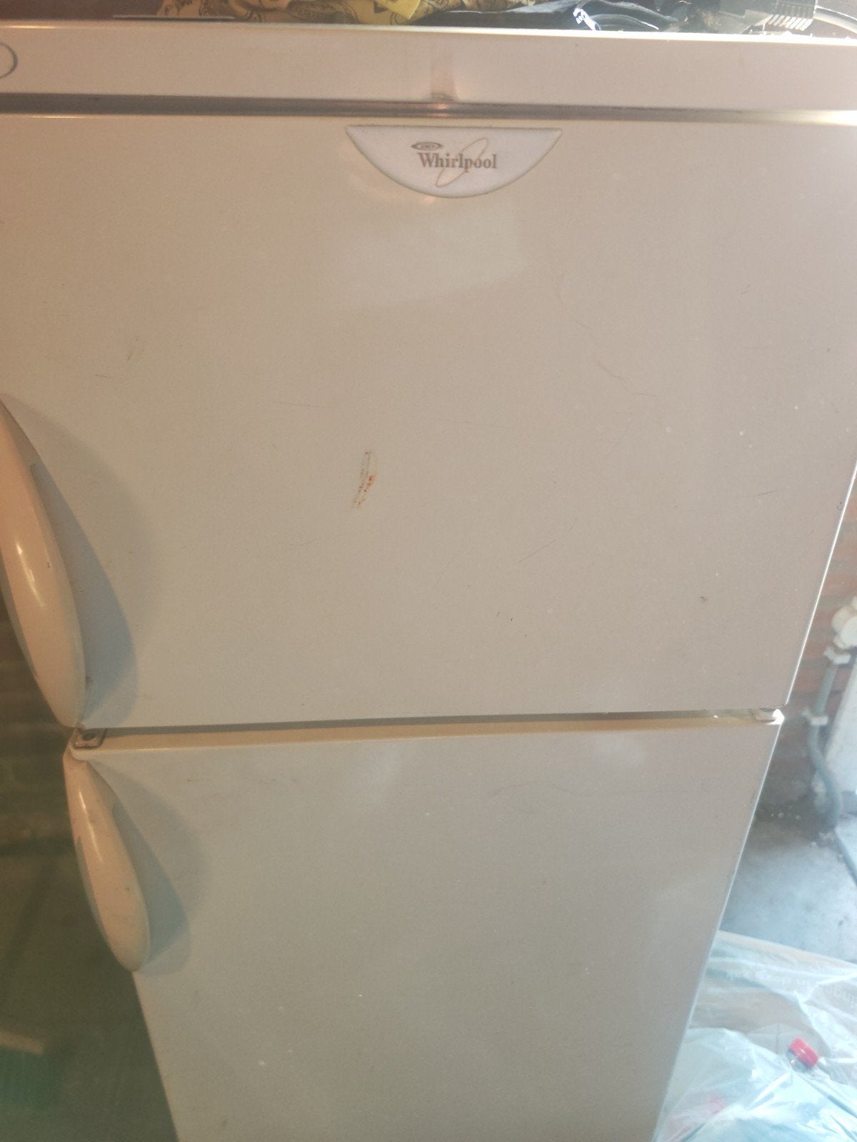 Whirlpool koelkast met vriesvak, Ophalen, 150 tot 200 liter, Gebruikt, 140 tot 160 cm