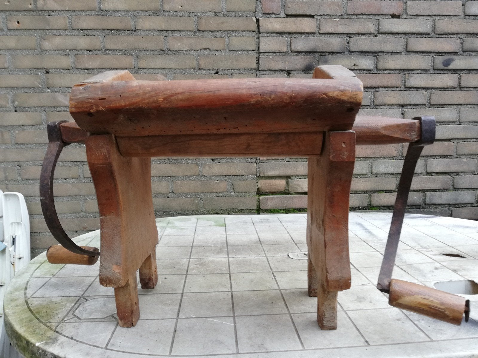 Waswringer. Ca 1875/1900. 68/43 cm., Ophalen