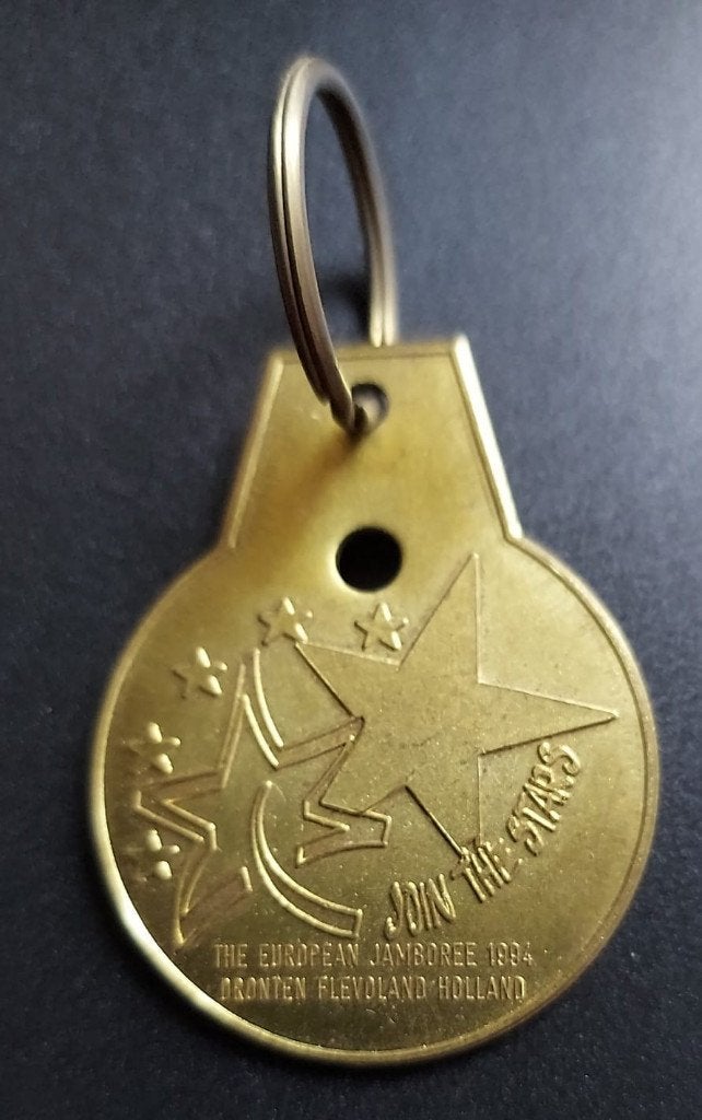 scouting Europese Jamboree 1994 Join the Stars Sleutelhanger, Ophalen of Verzenden, Nieuw, Embleem, Speld of Insigne