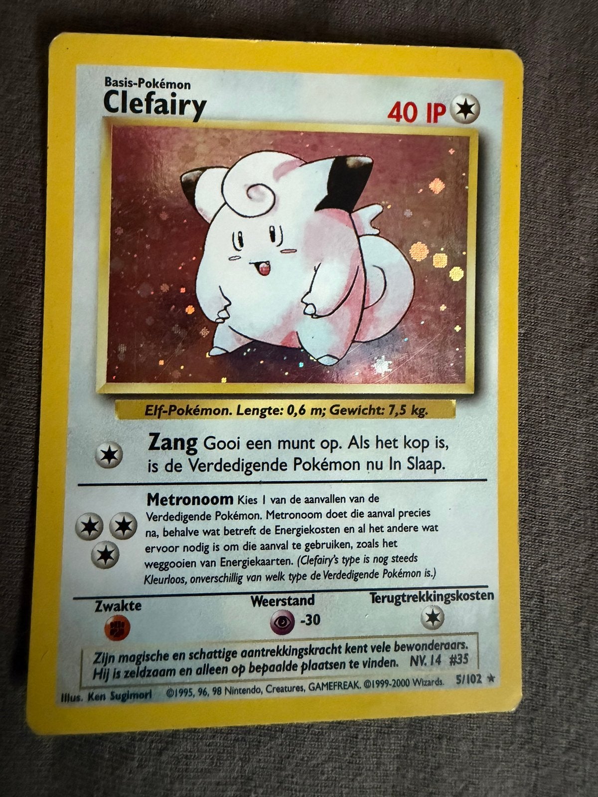 Clefairy, Ophalen of Verzenden, Zo goed als nieuw