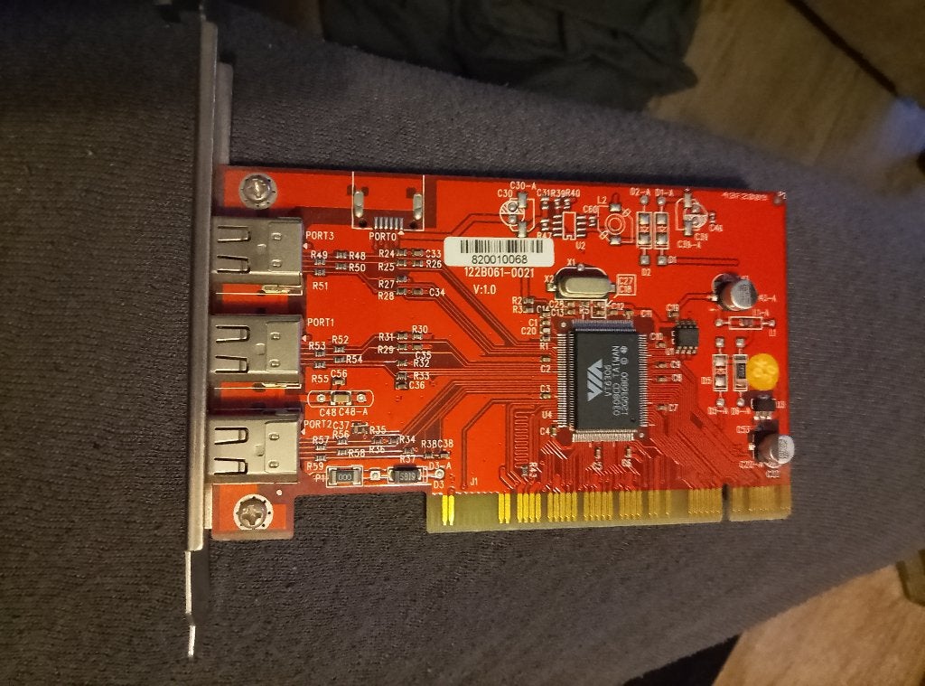 Conceptronic IEEE 1394 FireWire PCI Kaart, Ophalen of Verzenden, Gebruikt, Intern, Conceptronic