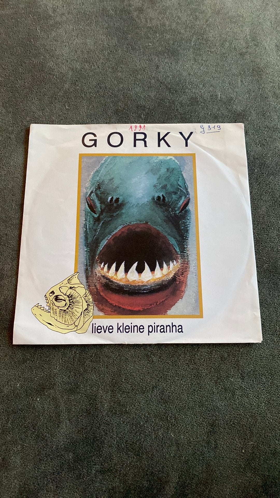 Vinyl single Gorky - Lieve kleine piranha, Ophalen of Verzenden, Zo goed als nieuw, Rock en Metal