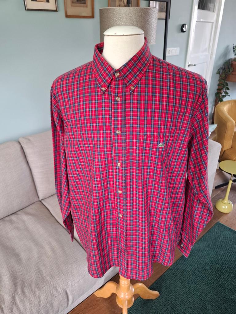Lacoste overhemd maat xxl, Lacoste, Ophalen of Verzenden, Zo goed als nieuw, Overige halswijdtes
